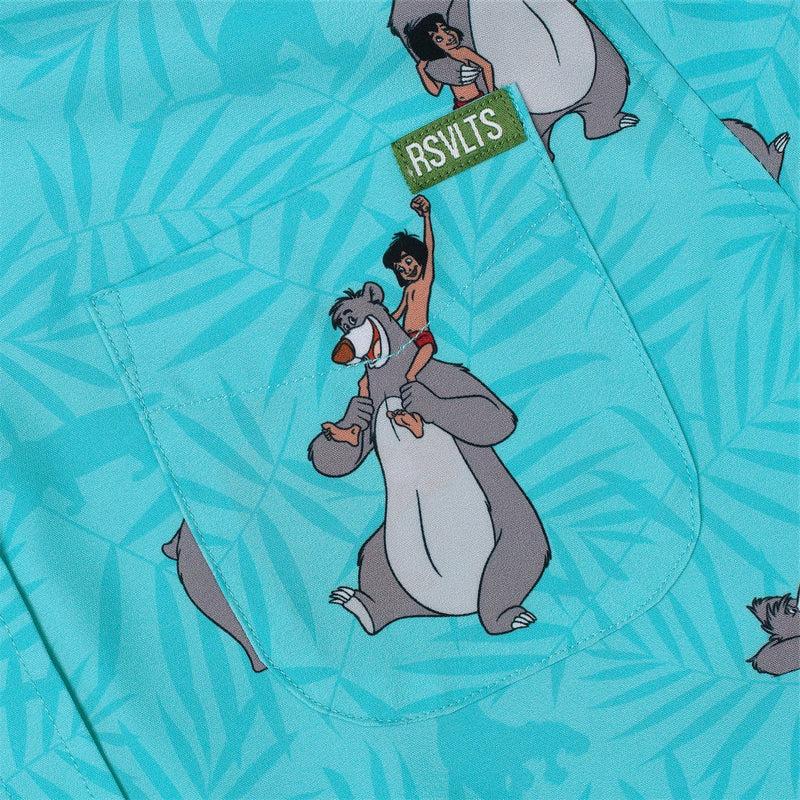RSVLTS Bare Necessities Youth KUNUFLEX Short Sleeve Shirt in Blue — detail 2