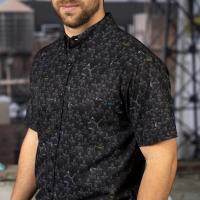 RSVLTS Fear the Foot KUNUFLEX Short Sleeve Shirt in Black — detail 3