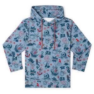 RSVLTS Hook’d It Youth Performance Hoodie — front view