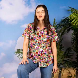 RSVLTS A Pirate's Life Women's KUNUFLEX Short Sleeve Shirt — front view