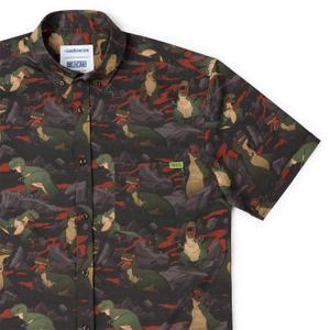 RSVLTS The Valley of Teeth KUNUFLEX Short Sleeve Shirt — front view