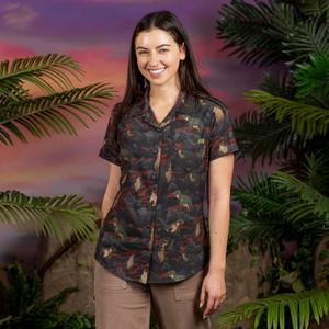 RSVLTS The Valley of Teeth Women's KUNUFLEX Short Sleeve Shirt — front view