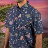 RSVLTS Prehistoric Pals KUNUFLEX Short Sleeve Shirt — detail 2