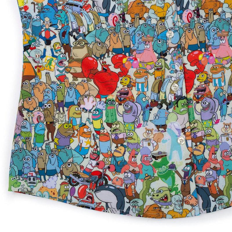 RSVLTS Welcome to Bikini Bottom Women's KUNUFLEX Short Sleeve Shirt — detail 3