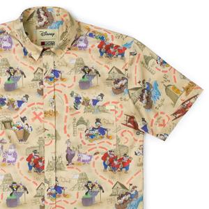 RSVLTS Birds of a Treasure KUNUFLEX Short Sleeve Shirt in Multicolor — front view