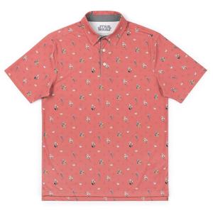 RSVLTS Lil Mandos All-Day Polo in Pink — front view