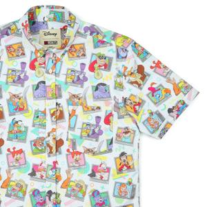 RSVLTS Don't Touch That Dial KUNUFLEX Short Sleeve Shirt in Multicolor — front view