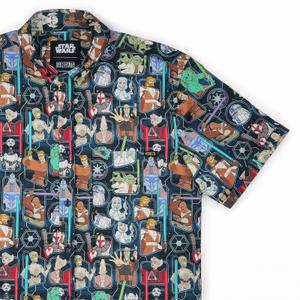 RSVLTS Clone Wars Crew KUNUFLEX Short Sleeve Shirt in Multicolor — front view