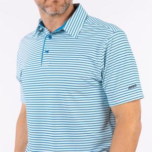 RSVLTS Stripin’ It All-Day Polo in Blue — front view