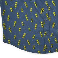 RSVLTS Extra Dirty KUNUFLEX Short Sleeve Shirt in Blue — detail 7