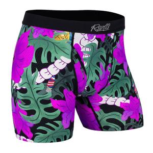 RSVLTS Nobody Cares Single-Pack Boxer Briefs in Green — front view