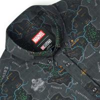 RSVLTS The Legend of Latveria KUNUFLEX Short Sleeve Shirt in Green — detail 6