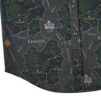 RSVLTS The Legend of Latveria KUNUFLEX Short Sleeve Shirt in Green — detail 7