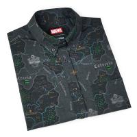 RSVLTS The Legend of Latveria KUNUFLEX Short Sleeve Shirt in Green — detail 8