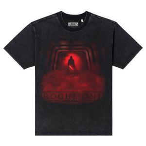 RSVLTS Daddy's Home Vintage Crewneck Tee in Black — front view