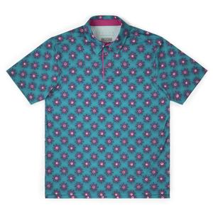 RSVLTS Eye for an Eye All-Day Polo in Blue — front view