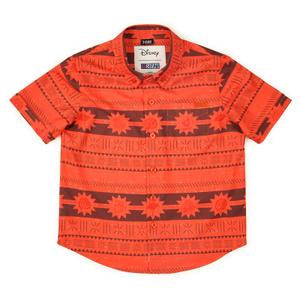 RSVLTS Daughter of the Sea Preschool KUNUFLEX Short Sleeve Shirt in Orange — front view