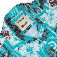 RSVLTS Fear the Kakamora Women's KUNUFLEX Short Sleeve Shirt in Blue — detail 6