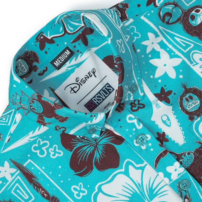 RSVLTS Fear the Kakamora Youth KUNUFLEX Short Sleeve Shirt in Blue — detail 3