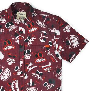 RSVLTS COCONUTS! KUNUFLEX Short Sleeve Shirt in Red — front view