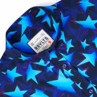RSVLTS Bold Glory KUNUFLEX Short Sleeve Shirt in Blue — detail 6