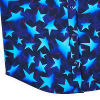 RSVLTS Bold Glory KUNUFLEX Short Sleeve Shirt in Blue — detail 7