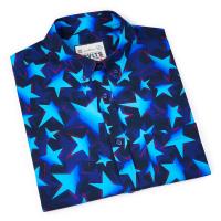 RSVLTS Bold Glory KUNUFLEX Short Sleeve Shirt in Blue — detail 8