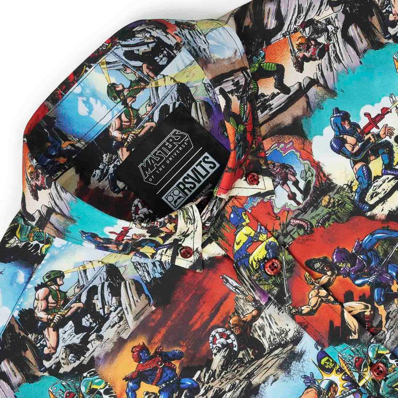 RSVLTS Panels of Power KUNUFLEX Short Sleeve Shirt in Multicolor — detail 6