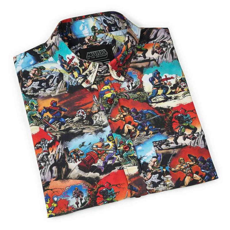 RSVLTS Panels of Power KUNUFLEX Short Sleeve Shirt in Multicolor — detail 8