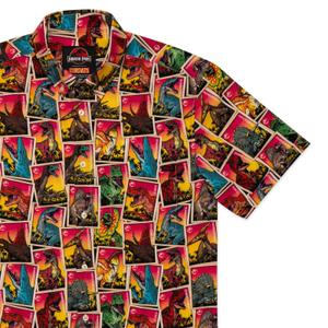 RSVLTS That Is One Big Pile of Cards KUNUFLEX Short Sleeve Shirt in Multicolor — front view