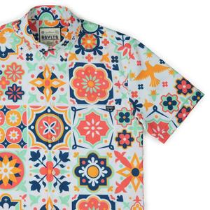 RSVLTS BIG Talavera KUNUFLEX Short Sleeve Shirt in Multicolor — front view