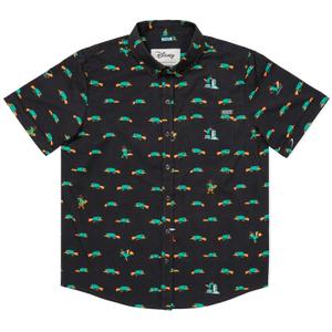RSVLTS Semi-Aquatic Egg-Laying Mammal of Action Youth KUNUFLEX Short Sleeve Shirt in Black — front view