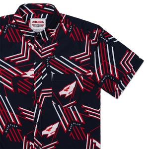 RSVLTS Maverick’s Mark KUNUFLEX Short Sleeve Shirt in Black — front view