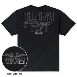 RSVLTS I Was Inverted Vintage Crewneck Tee — front view