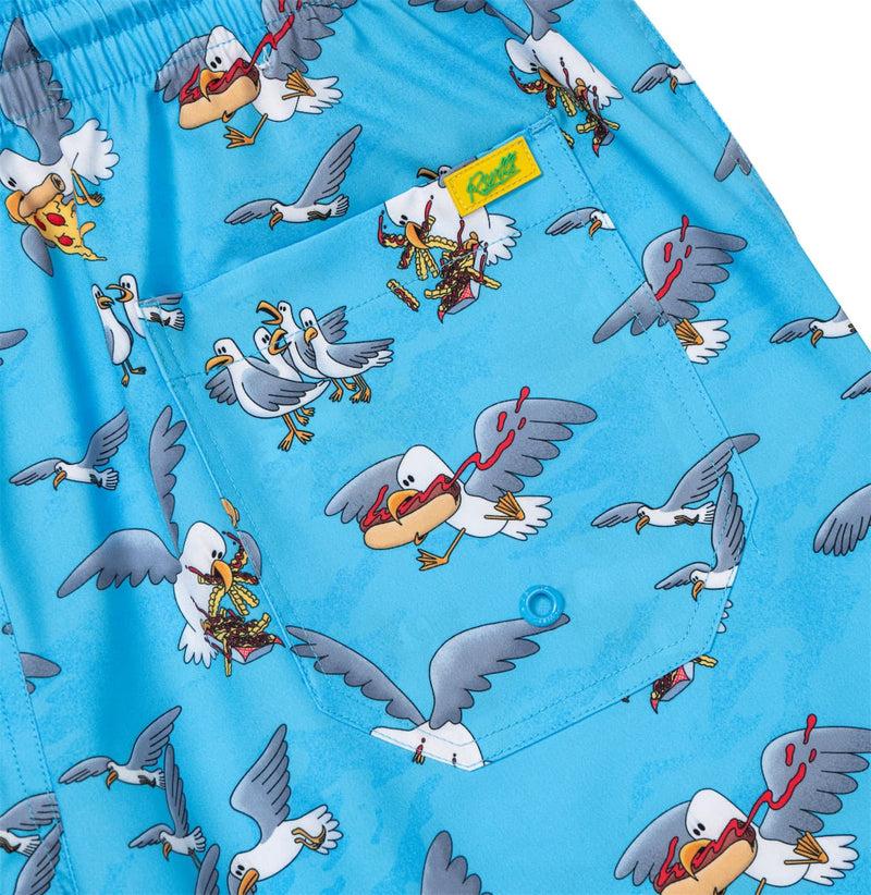 RSVLTS Beach Bandits Hybrid Shorts in Blue — detail 3