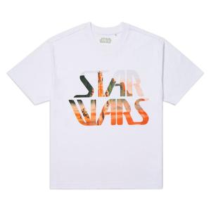 RSVLTS Cosmic Concept Vintage Crewneck Tee in White — front view