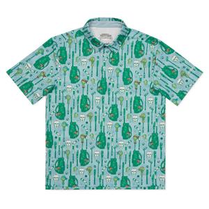 RSVLTS Jones Sporting Goods All-Day Polo in Green — front view
