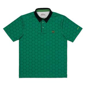 RSVLTS Half-Shell Hero All-Day Polo in Green — front view