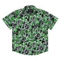 RSVLTS Short Fuse Youth KUNUFLEX Short Sleeve Shirt in Green — detail 2