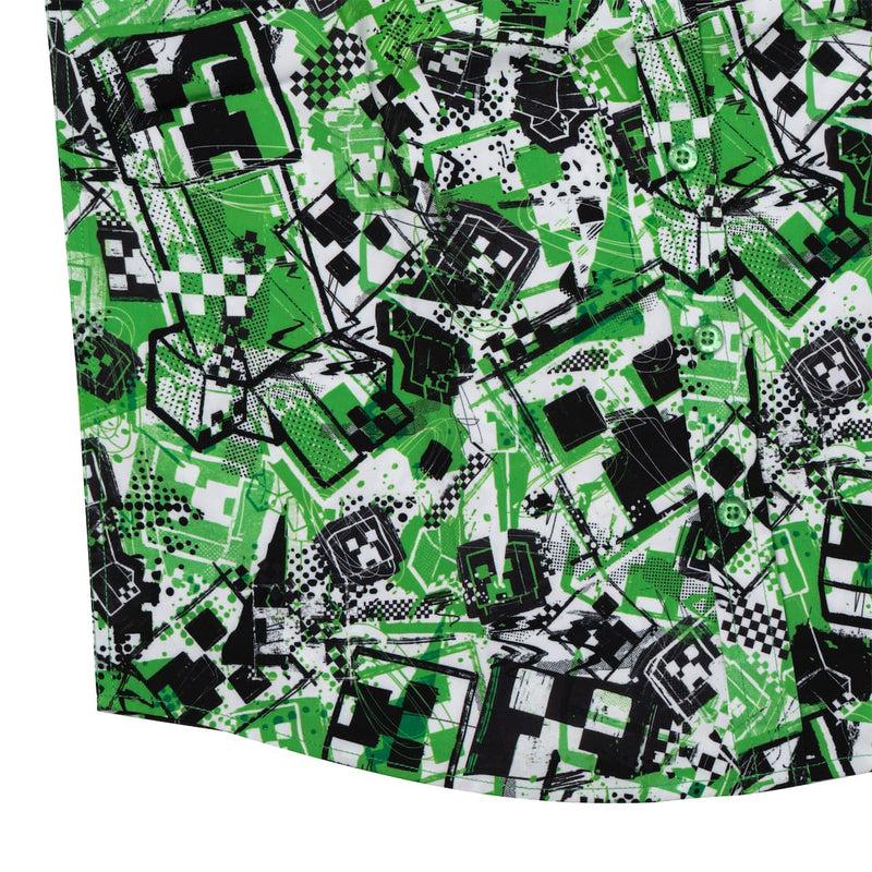 RSVLTS Short Fuse Youth KUNUFLEX Short Sleeve Shirt in Green — detail 5
