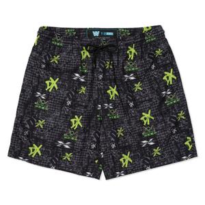 RSVLTS D-Generation X Hybrid Shorts in Black — front view