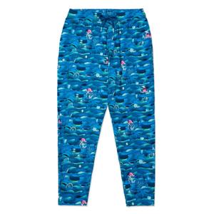 RSVLTS The Secret Grotto Performance Joggers in Blue — front view