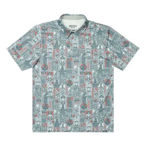 RSVLTS Mechanical Menace All-Day Polo in Gray — front view