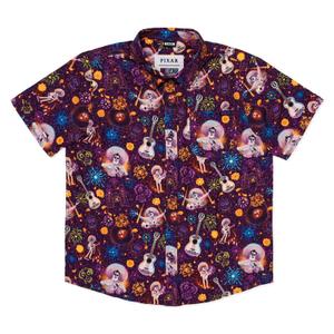 RSVLTS Remember Me Youth KUNUFLEX Short Sleeve Shirt in Purple — front view
