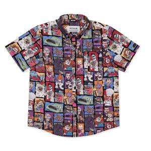 RSVLTS Up to No Good Youth KUNUFLEX Short Sleeve Shirt in Multicolor — front view