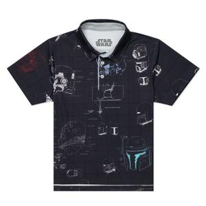 RSVLTS Helmetrics Youth All-Day Polo in Black — front view