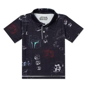 RSVLTS Helmetrics Preschool All-Day Polo in Black — front view