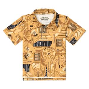 RSVLTS Oh Dear! Preschool All-Day Polo in Yellow — front view