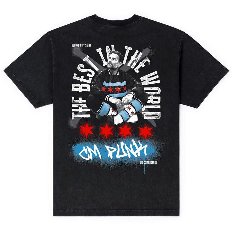 RSVLTS Best in the World Vintage Crewneck Tee in Black — detail 3