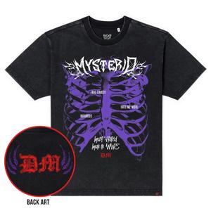 RSVLTS Most Hated Man Vintage Crewneck Tee in Black — front view